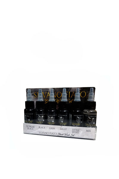 World Famous Tattoo Ink - Opaque Grey and Wash Sets