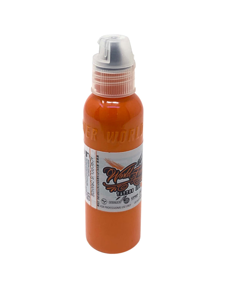 World Famous Tattoo Ink - Individual Bottles Orange Collection