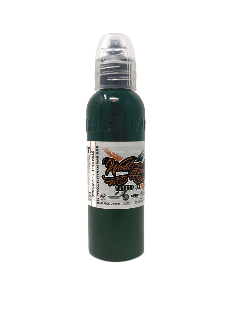 World Famous Tattoo Ink - Individual Bottles Green Collection