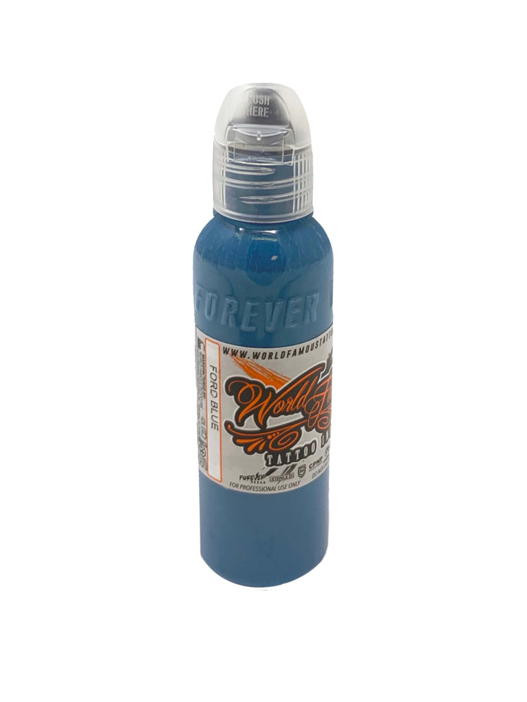 World Famous Tattoo Ink - Individual Bottle Blue Collection