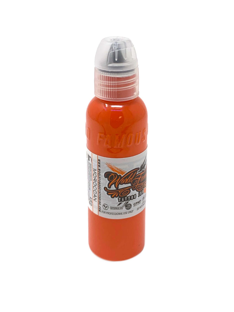 World Famous Tattoo Ink - Individual Bottles Orange Collection