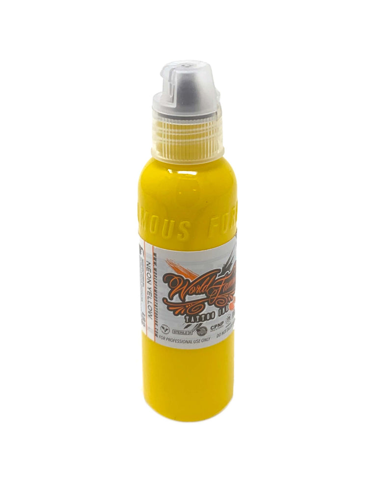 World Famous Tattoo Ink - Individual Bottles Yellow & Brown Collection
