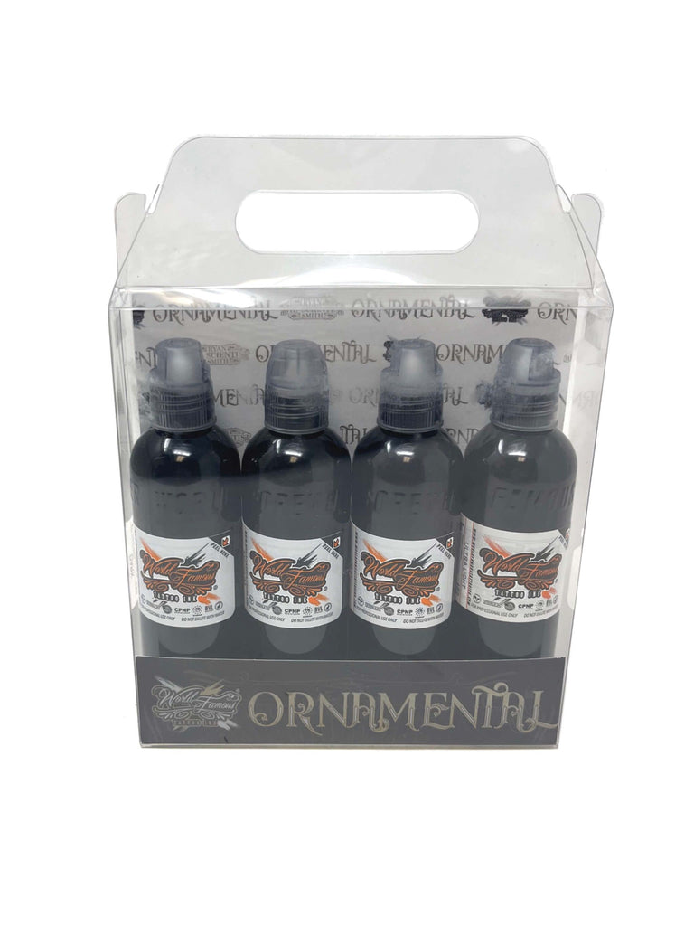 World Famous Tattoo Ink - Opaque Grey and Wash Sets