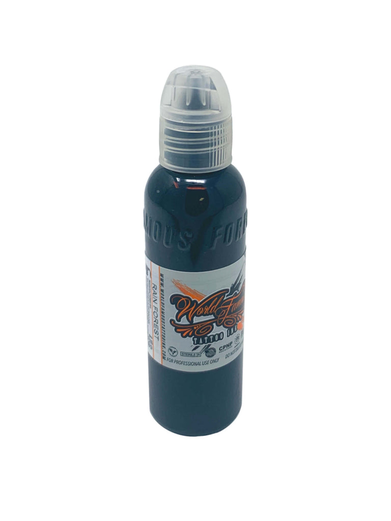 World Famous Tattoo Ink - Individual Bottles Green Collection