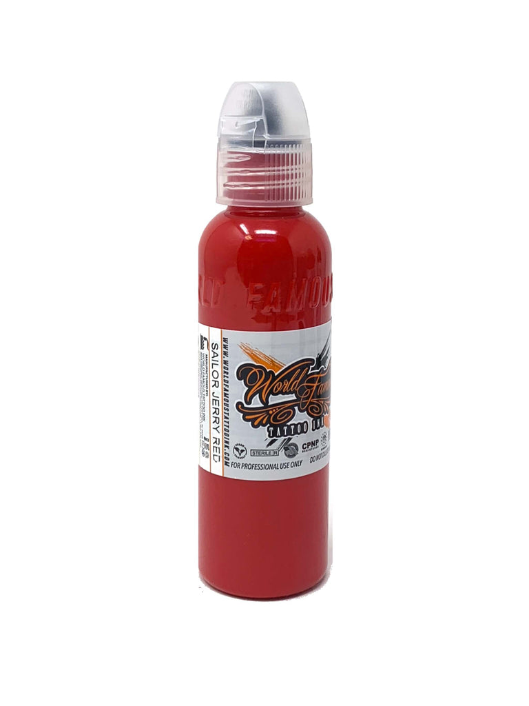 World Famous Tattoo Ink - Individual Bottles Red Collection