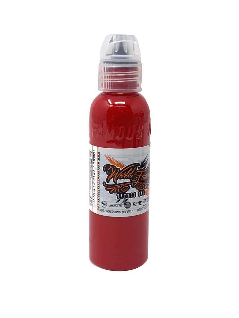 World Famous Tattoo Ink - Individual Bottles Red Collection