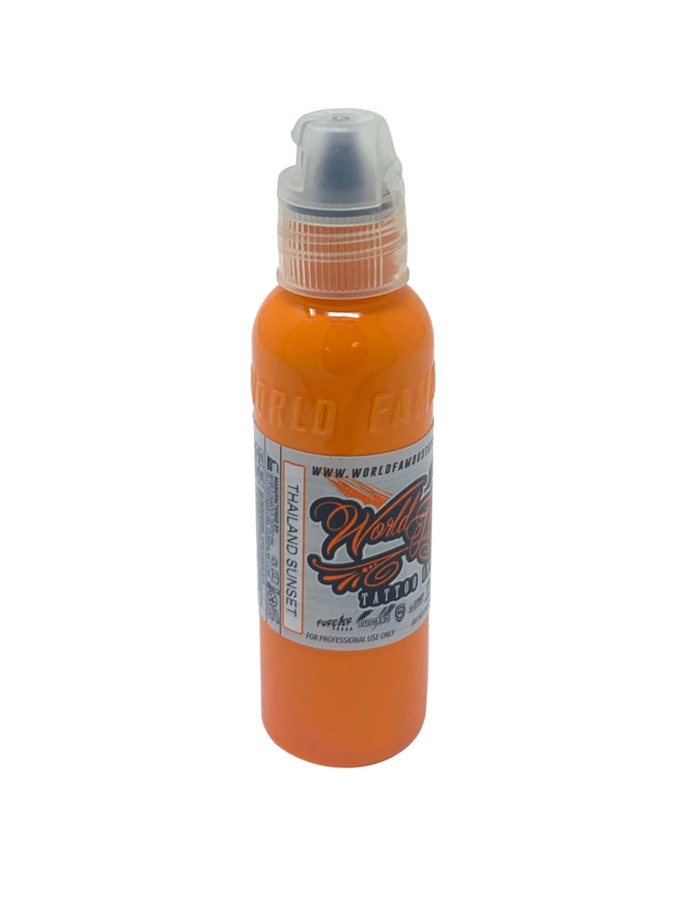 World Famous Tattoo Ink - Individual Bottles Orange Collection