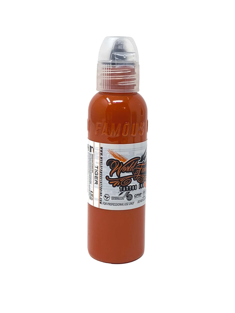 World Famous Tattoo Ink - Individual Bottles Orange Collection