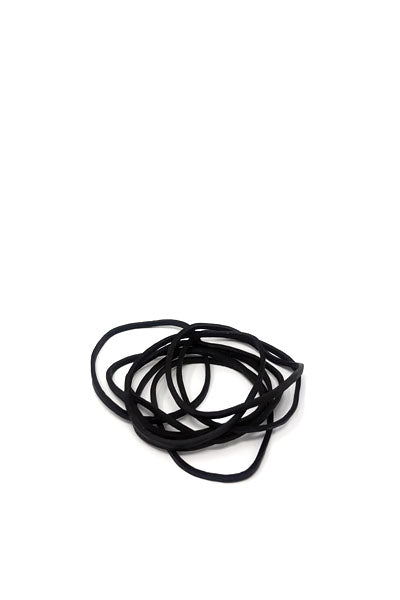 Black Rubber Bands