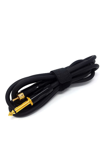 Tattoo RCA Cord- Straight Plug Silicone Cable