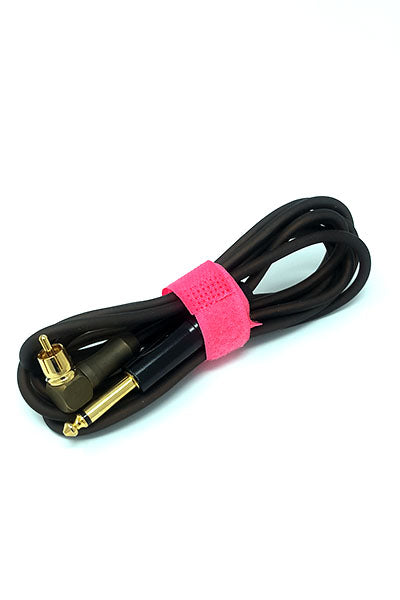 Tattoo RCA Cord - Right Angle Silicone Cord